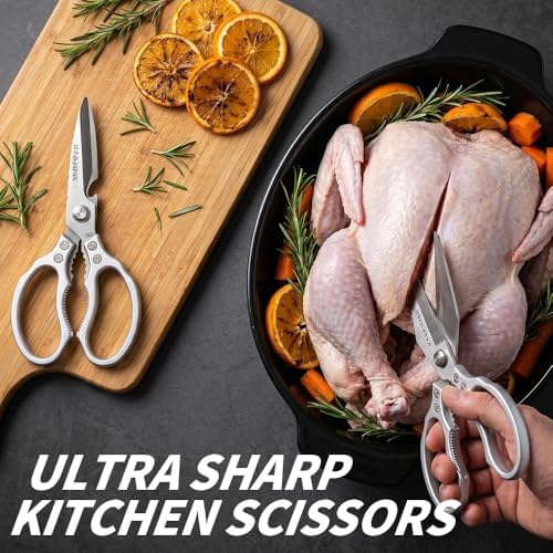 Kitchen Scissors, Kitchen Shears, Sharp Meat Cutting Scissor