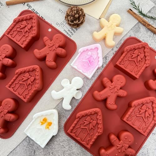 Christmas Silicone Molds For Baking Large Christmas Chocolate Mold 3D