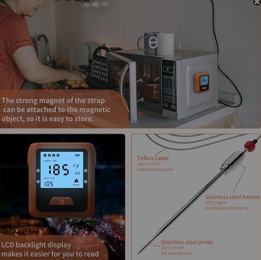 Smart Wireless Meat Thermometer Digital - Image 5