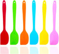 6 Pcs Silicone Spatulas, 8.3 inch Small Rubber Spatula Heat Resistant Non-Stick by MYYZMY