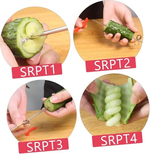 Manual Vegetable Spiral Knife & Carving Tool-Stainless Steel Screw