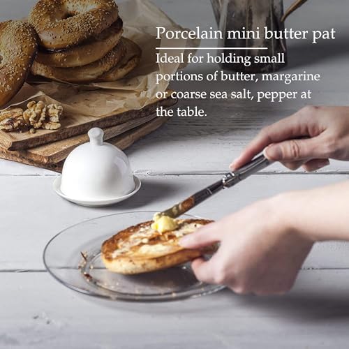 Wm Bartleet & Sons Traditional Porcelain Individual Butter Pat/Pinch