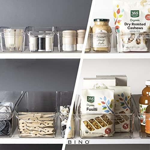 BINO Plastic Storage Bins, X-Large, Multi-Use Organizer