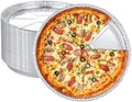 50 Pack Disposable Round Foil Pizza Pans Aluminum Pizza Pans for