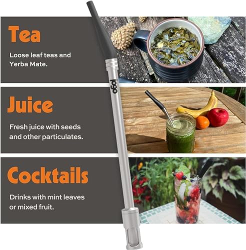 JoGo Stainless Steel Coffee and Tea Brewing Straw