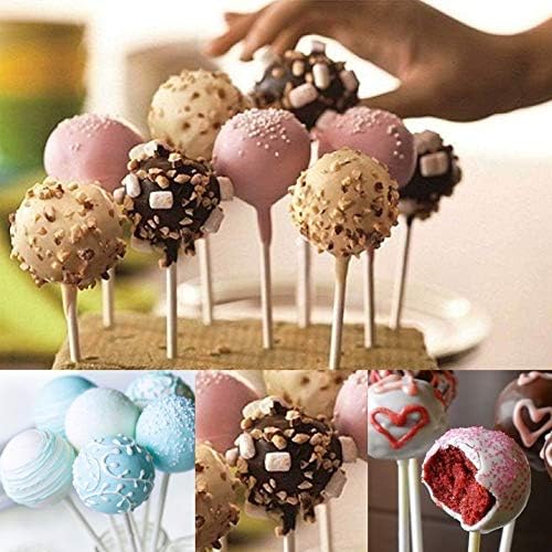 WARMBUY 20 Cavity Silicone Cake Pop Mold Lollipop Baking Tray with