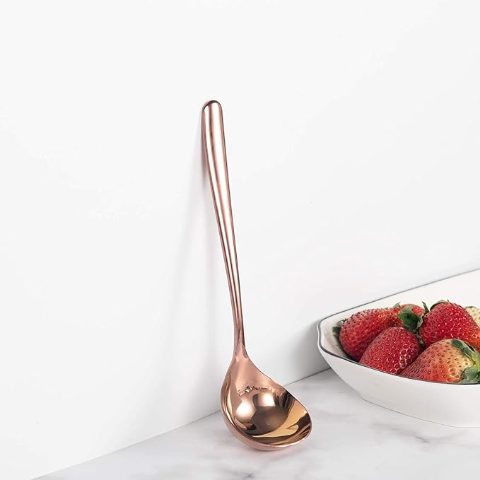Comicfs Soup Ladle, 4 Pack Durable SUS 304 Stainless Steel - Image 7