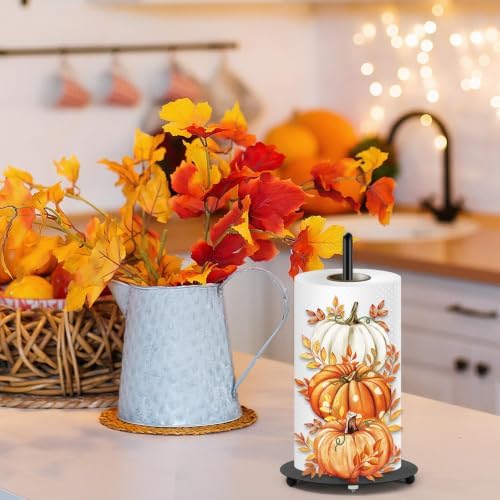JarThenaAMCS Watercolor Pumpkin Paper Towel Holder