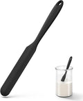 U-Taste Skinny Silicone Jar Spatula: 600ºF Heat-Resistant Food-Grade 10in Long by U-Taste