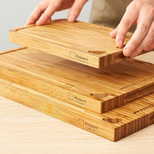 Koppen Bamboo Cutting Board, Hydrothermal Cell-Level Wood