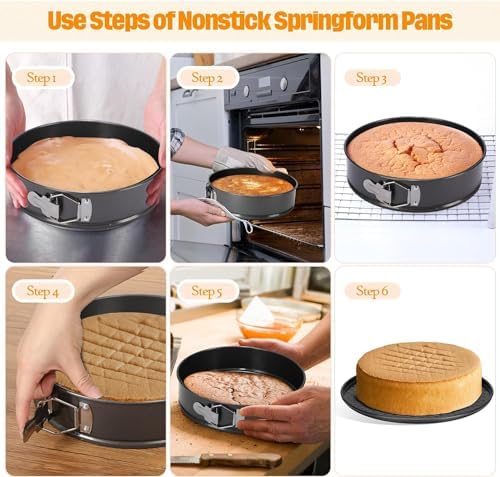 10 Inch Springform Pan Round Non Stick Cheesecake Pan Durable Baking