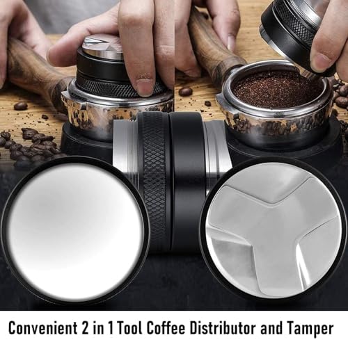 Haofy Coffee Machine Accessories Set Portafilter Distributor Tamper