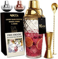 Nikita Cocktail Shaker, 5-Piece Martini Shaker & Bartender Kit with