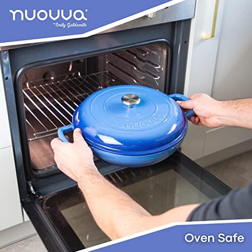 Nuovva Enamelled Cast Iron Dutch Oven with Lid