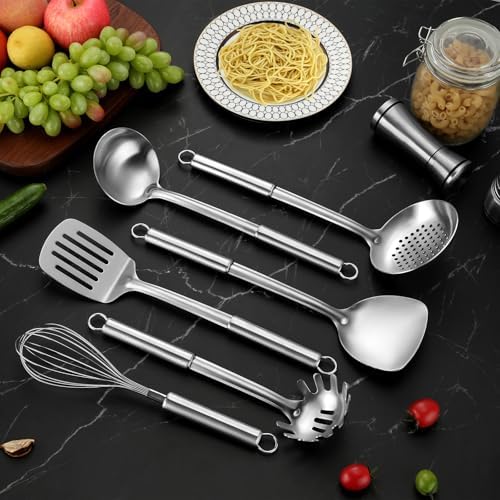 6-Piece Stainless Steel Kitchen Utensil Set