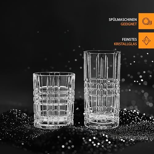 Nachtmann Highland 12 Piece Drinkware Set, Tumblers and Highball