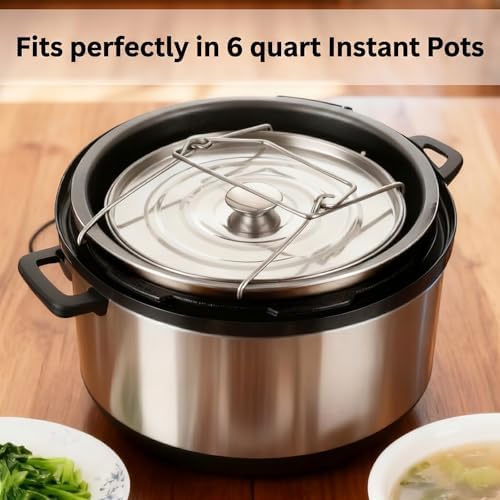 STARVAST Stainless Steel 3 Tier Stackable Insert Pans, Compatible with
