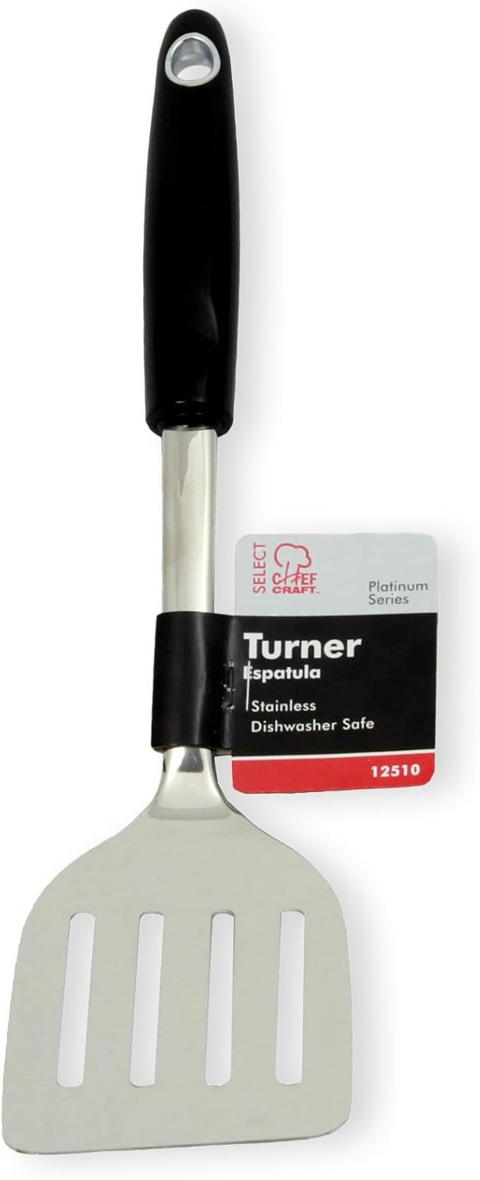 Chef Craft Heavy Duty Turner/Spatula, 13.5 Inch, Stainless Steel - Image 7