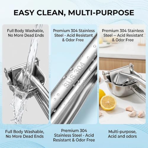 304 Stainless Steel Manual Lemon Squeezer