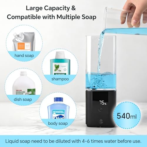 LAOPAO Soap Dispenser, Automatic Soap Dispenser Wall Mount