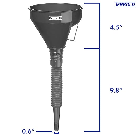Automotive Flex Funnel with Hose | Wide Mouth Flexible Oil Funnel - Image 2