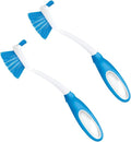 Dish Brush Scrubber for Kitchen, 2 Pack, by LOLA, Has Stiff Bristles & Food by LolaProducts
