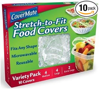 Covermate Stretch2Fit Food Covers Variety Size Pack by Covermate