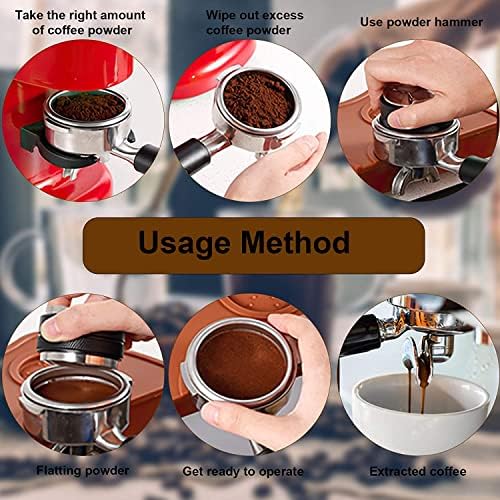 Sesama Coffee Distributor Espresso Tamper &Silicone Mat &Puck Screen