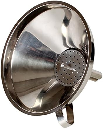 Excellante 849851007864 Stainless Steel Funnel with Removable