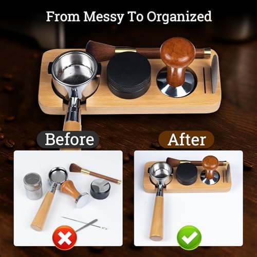 28PCS Espresso Accessories Kit,51mm Espresso Tamper Tools,Includes