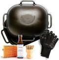 Challenger Bread Pan, Care Kit, & Oven Gloves Bundle - Cast Iron Bread