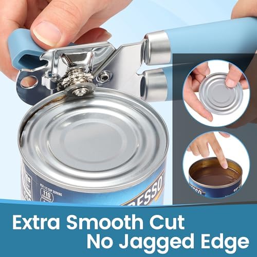 Vayvnt Heavy Duty Manual Can Opener with Magnet and Bottle Opener