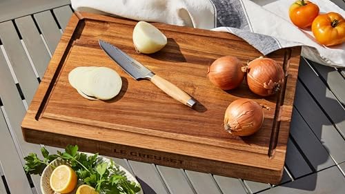 Le Creuset Acacia Wood Butcher Block, 20 inch
