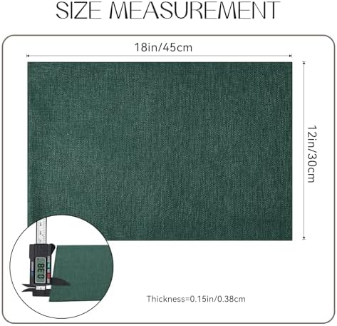 Romanstile Cloth Placemats Set of 4, Heat Resistant Double Layered