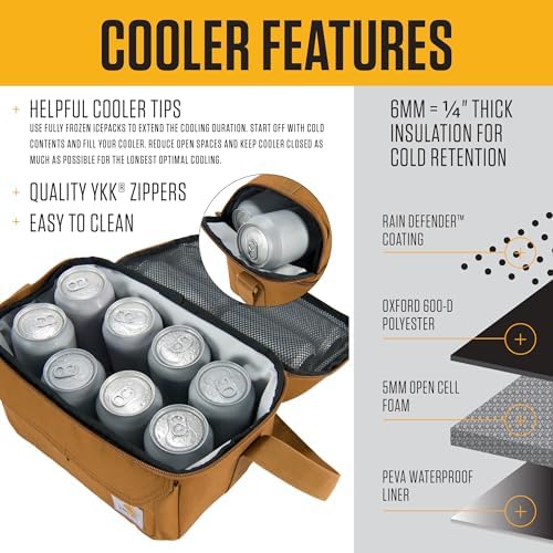 Carhartt Insulated 12 Can Cooler Black
