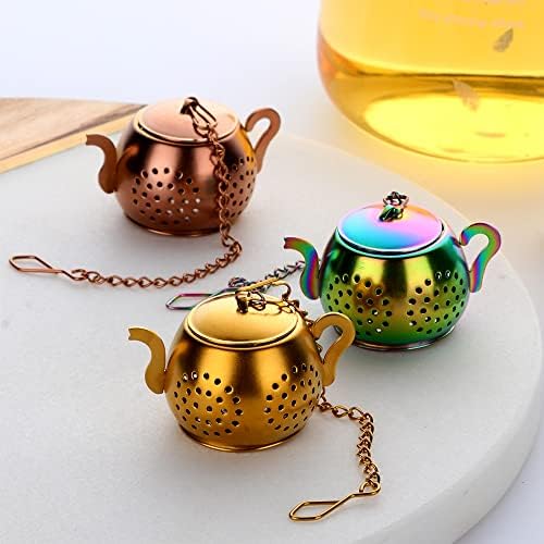 Loose Leaf Tea Infuser Ball Set of 4, Stainless Steel Tea Strainer