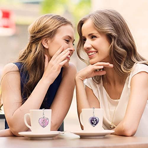 NSTaygate 2pcs Tea Infuser Tea Strainers for Loose Tea Amethyst & Rose