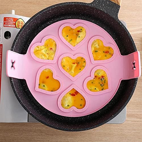 Nonstick Pancake Molds Ring Silicone Fried Egg Mould Reusable Pancake