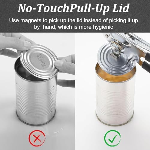 Commercial Can Opener Manual, Heavy Duty Stainless Steel Can Opener