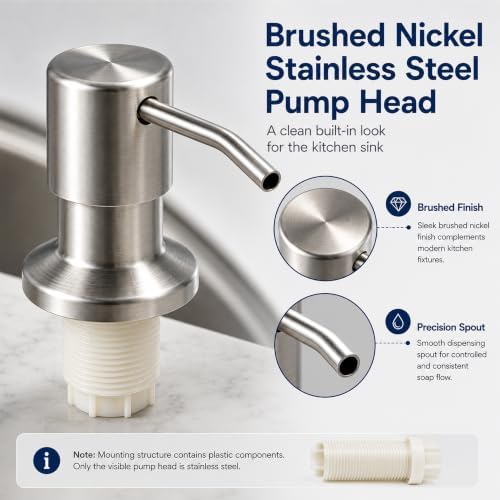 Kitchen Sink Soap Dispenser, 47-Inch Extension Tube Kit