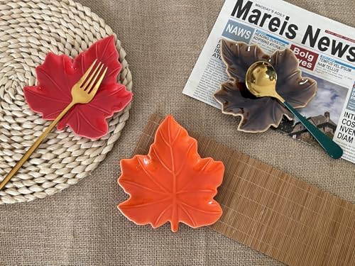 Cute Ceramic Spoon Rest & Holder for Stove Top & Kitchen Counter Ladle