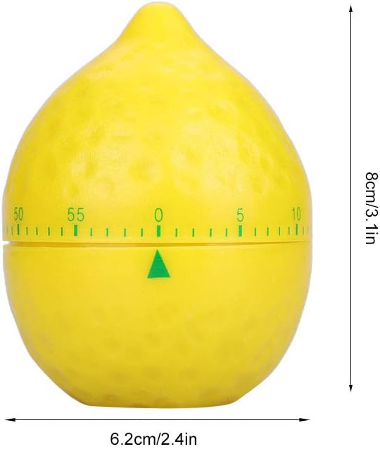 Lemon Mechanical Kitchen Timer, Cute Lemon Timer - Image 7