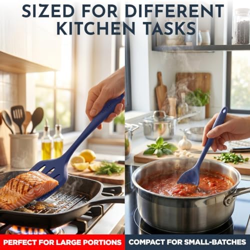 Culinary Couture Blue Silicone Kitchen Utensils Set, 6-Piece