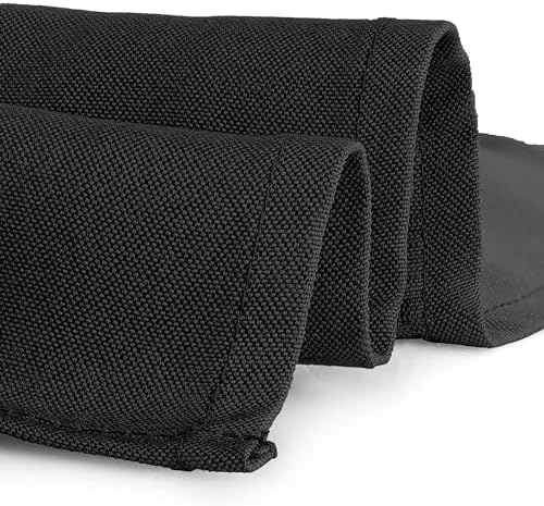 Gee Di Moda Rectangle Tablecloth - 70 x 120 Inch Black Table Cloth for