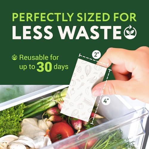 IMPRESA Produce Keeper Food Storage Sheets, Pack of 18