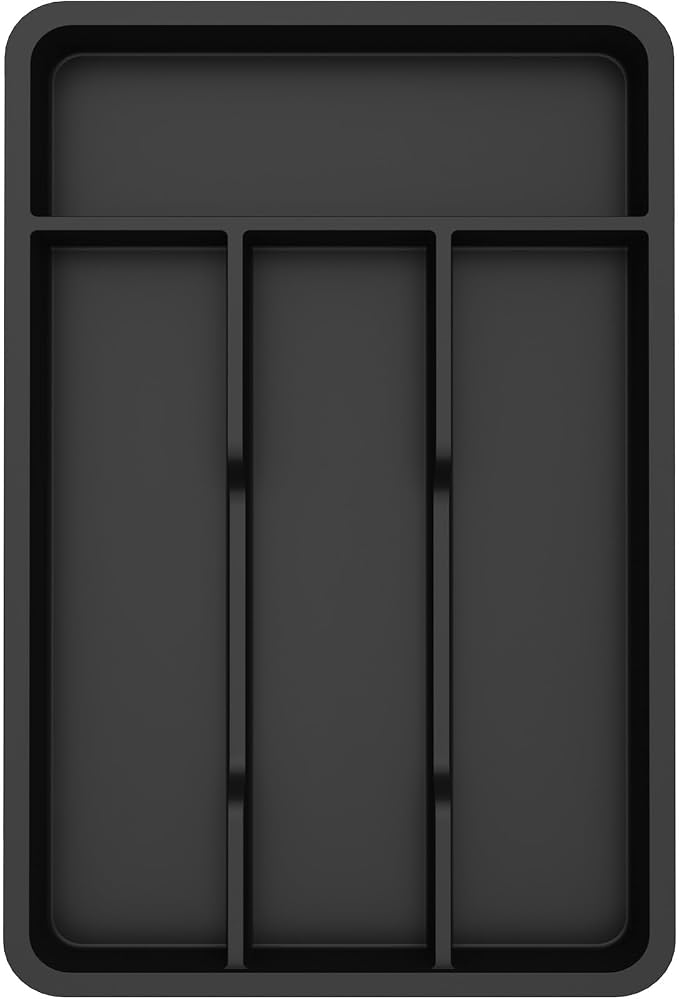 Lifewit Silverware Drawer Organizer Tray, Plastic Cutlery Storage by Lifewit