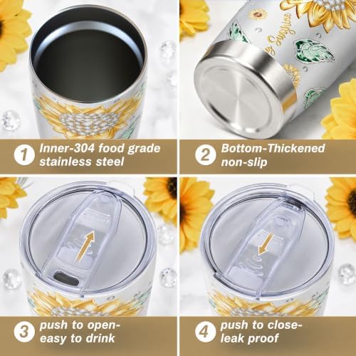 Muilzon Best Big/Little Sister Gifts from Sisters Tumblers 20oz