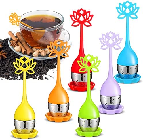 Remerry 6 Pack Silicone Tea Infuser for Loose Leaf, Stainless Steel