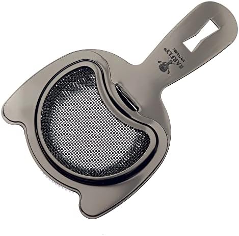 Barfly Fine Mesh Spring Strainer, Black