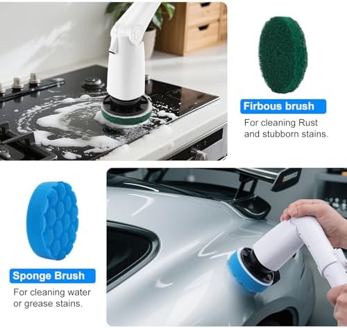 Electric Spin Scrubber Replacement Brush Heads, 10-Piece Set